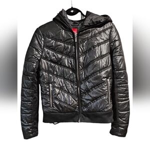 Guess hooded puffer jacket